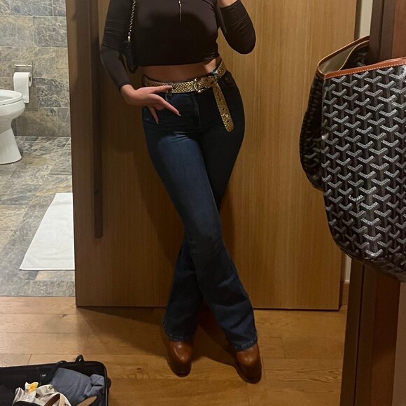 Zara FLARE JEANS WITH A HIGH WAIST - Picture 1 of 3